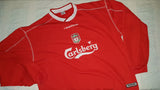 2002-04 Liverpool Training Sweatshirt Size Large - Forever Football Shirts