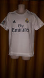 2015-16 Real Madrid Home Shirt Size Medium - Bale #11 - Forever Football Shirts