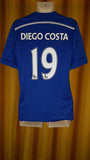 2014-15 Chelsea Home Shirt Size Medium – Diego Costa #19 - Forever Football Shirts