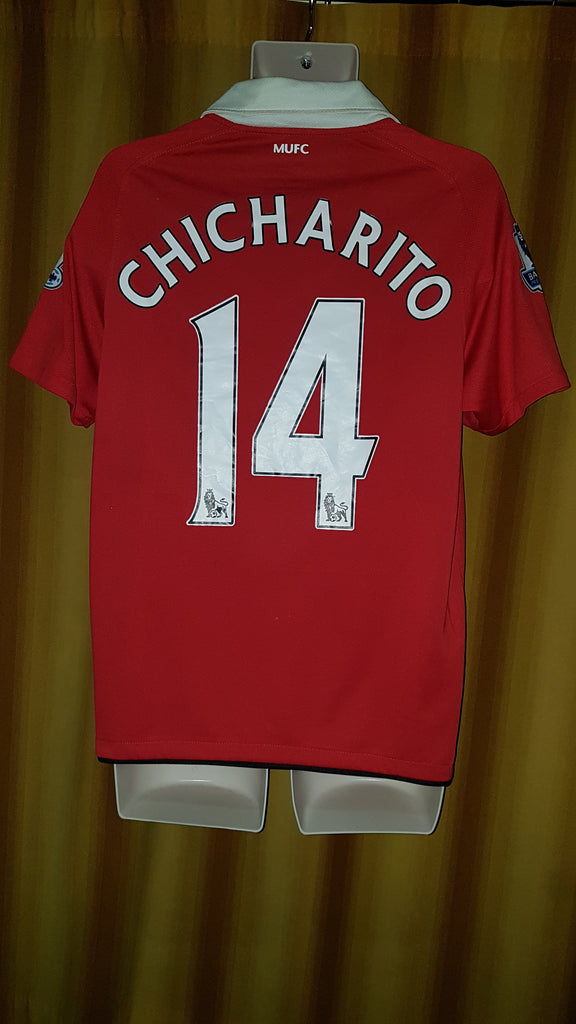 2010-11 Manchester United Home Shirt Size Medium – Chicharito #14