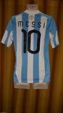 2009-11 Argentina Home Shirt Size Small - Messi #10 - Forever Football Shirts