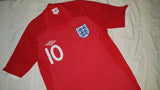 2009-10 England Away Shirt Size 38 – Rooney #10 - Forever Football Shirts