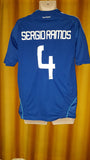 2008-09 Real Madrid Away Shirt Size Medium – Sergio Ramos #4 - Forever Football Shirts