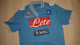 2012-13 Napoli Home Shirt Size Medium - Hamsik #7 - Forever Football Shirts