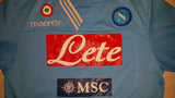 2012-13 Napoli Home Shirt Size Medium - Hamsik #7 - Forever Football Shirts