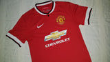 2014-15 Manchester United Home Shirt Size Small - Di Maria #7 - Forever Football Shirts