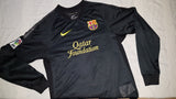 2011-12 Barcelona Away Shirt Size Small (Long Sleeve) - Messi #10 - Forever Football Shirts