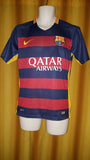 2015-16 Barcelona Home Shirt Size Small - Suarez #9 - Forever Football Shirts