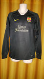2011-12 Barcelona Away Shirt Size Small (Long Sleeve) - Messi #10 - Forever Football Shirts