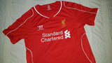 2014-15 Liverpool Home Shirt Size Medium - Sterling #31 - Forever Football Shirts