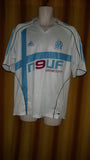 2005-06 Olympique de Marseille Home Shirt Size Large - Forever Football Shirts