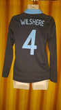 2011-12 England Away Shirt Size 36 (Long Sleeve) - Wilshere #4 - Forever Football Shirts
