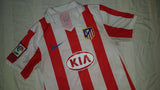2010-11 Atletico Madrid Home Shirt Size Medium - Forever Football Shirts