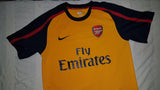2008-09 Arsenal Away Shirt Size Medium - Adams #6 - Forever Football Shirts