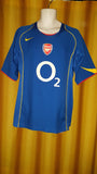 2004-05 Arsenal Home Shirt Size Large - Reyes #9 - Forever Football Shirts