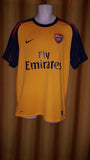 2008-09 Arsenal Away Shirt Size Medium - Adams #6 - Forever Football Shirts