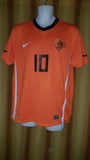 2010-11 Holland Home Shirt Size Medium - Sneijder #10 - Forever Football Shirts