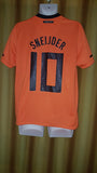 2010-11 Holland Home Shirt Size Medium - Sneijder #10 - Forever Football Shirts