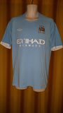 2010-11 Manchester City Home Shirt Size 40 - Balotelli #45 - Forever Football Shirts