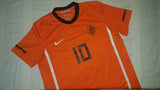 2010-11 Holland Home Shirt Size Medium - Sneijder #10 - Forever Football Shirts