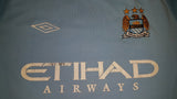 2010-11 Manchester City Home Shirt Size 40 - Balotelli #45 - Forever Football Shirts