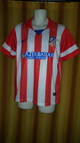 2013-14 Atletico Madrid Home Shirt Size Small - Diego Costa #19 - Forever Football Shirts