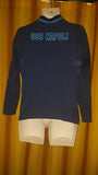 2013-14 Napoli Long Sleeve Polo Shirt Size Medium - Forever Football Shirts