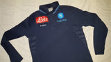 2013-14 Napoli Long Sleeve Polo Shirt Size Medium - Forever Football Shirts