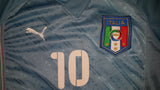 2009 Italy Home Shirt (Confederations Cup) Size Medium - Roberto #10 - Forever Football Shirts