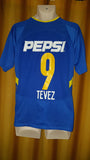 2003-04 Boca Juniors Home Shirt Size XL - Tevez #9 - Forever Football Shirts
