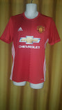 2016-17 Manchester United Home Shirt Size Small - Pogba #6 - Forever Football Shirts