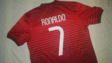 2014-15 Portugal Home Shirt Size Large - Ronaldo #7 - Forever Football Shirts