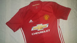 2016-17 Manchester United Home Shirt Size Small - Pogba #6 - Forever Football Shirts