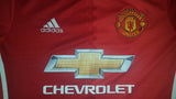 2016-17 Manchester United Home Shirt Size Small - Pogba #6 - Forever Football Shirts