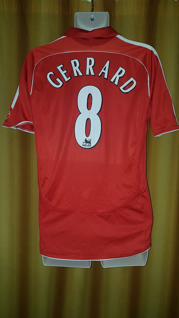 Maillot Liverpool Vintage Reebok 2004-2006 – Steven Gerrard N°8 – Taille XXL – Rouge Domicile