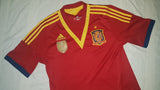 2012-13 Spain Home Shirt Size Medium - Forever Football Shirts