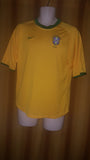 2000-01 Brazil Home Shirt Size Small - Forever Football Shirts