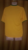 2000-01 Brazil Home Shirt Size Small - Forever Football Shirts