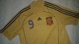 2007-09 Spain Away Shirt Size Large - Torres #9 - Forever Football Shirts