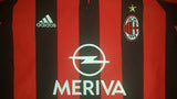 2003-04 AC Milan Home Shirt Size XL Boys - Forever Football Shirts