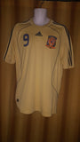 2007-09 Spain Away Shirt Size Large - Torres #9 - Forever Football Shirts