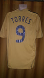 2007-09 Spain Away Shirt Size Large - Torres #9 - Forever Football Shirts