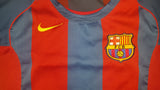 2004-05 Barcelona Home Shirt Size Small - Forever Football Shirts
