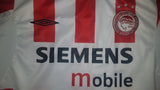 2004-05 Olympiacos Home Shirt Size Medium - Forever Football Shirts