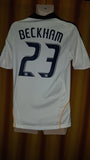 2008-09 LA Galaxy Home Shirt Size Small - Beckham #23 - Forever Football Shirts