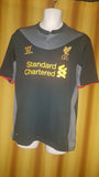 2012-13 Liverpool Away Shirt Size Large - Suarez #7 - Forever Football Shirts
