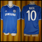 2013-14 Chelsea Home Shirt Size Medium - Mata #10 - Forever Football Shirts