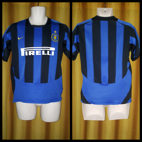 2003-04 Internazionale Home Shirt Size XL Boys