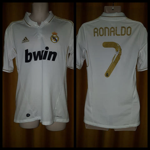 2011-12 Real Madrid Home Shirt Size Medium - Ronaldo #7 - Forever Football Shirts