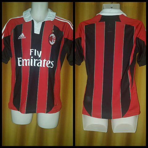 2012-13 AC Milan Home Shirt Size Small - Forever Football Shirts